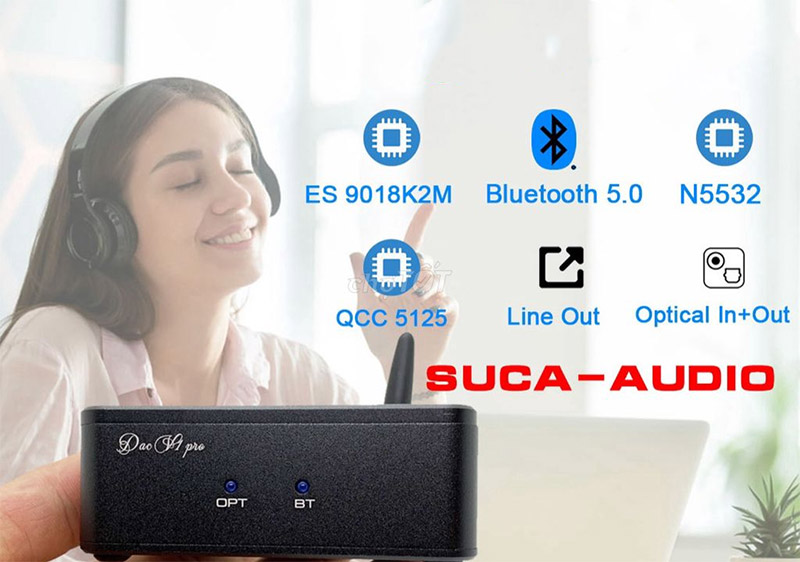 DAC Bluetooth Suca V1 Pro